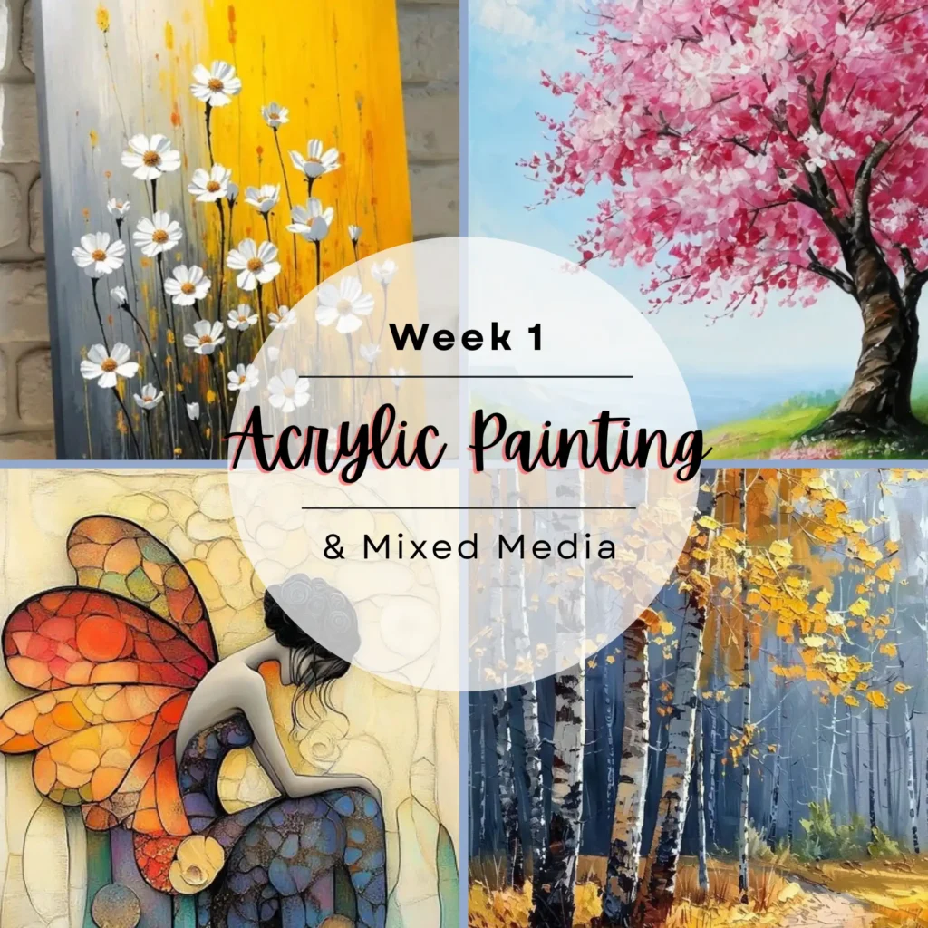 Acrylic Painting & Mixed Media